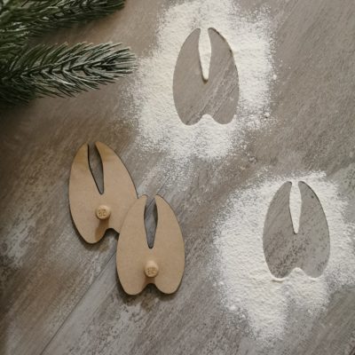 Reindeer Hooves Stencils
