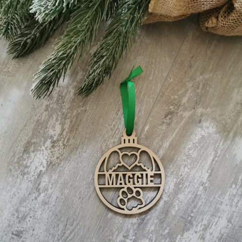 Christmas Ornament - Memorial Paw - Image 4