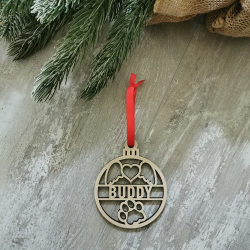 Christmas Ornament - Memorial Paw - Image 3