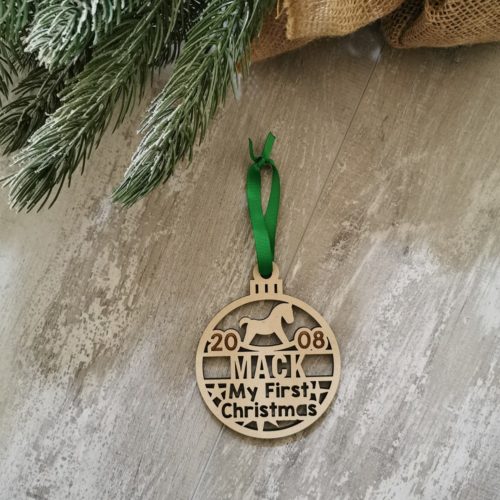 Christmas Ornament - My First Christmas - Image 4