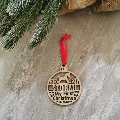 Christmas Ornament - My First Christmas - Image 3