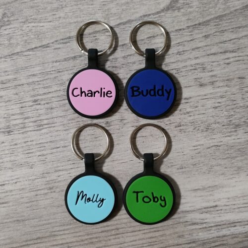 Silicone Pet Tag (Round) - Image 2