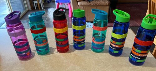 Silicone Drink Bottle Label - Wavy - Image 3